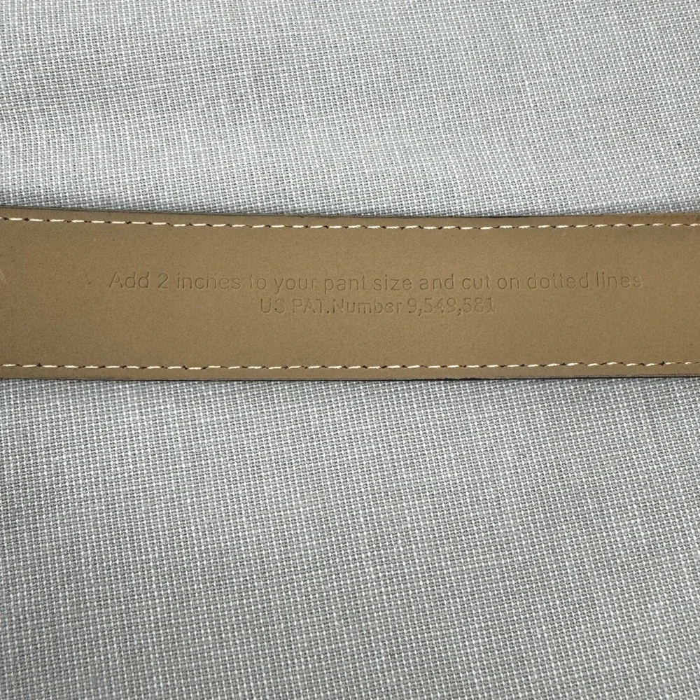 Nexbelt no‎ hole adjustable black leather silver buckle tribal turtle